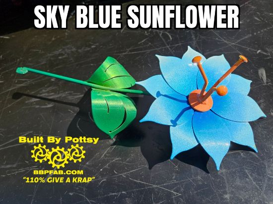 Picture of 22-Short Sky Blue Sunflower