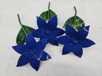 Picture of Patriot Pure Blue - 6-Petal Micro -25 Flower