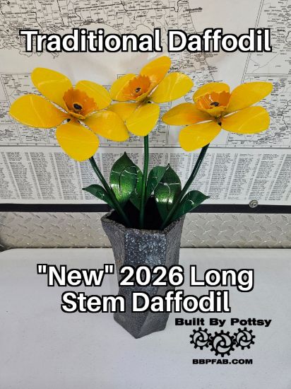 Picture of 3-Pack - Traditional Daffodil Long Stem