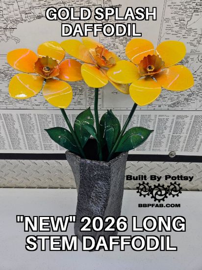 Picture of 3-Pack - Gold Splash Daffodil Long Stem