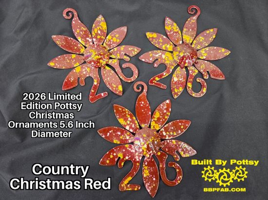 Picture of Christmas -26 Ornament - Country Christmas Red